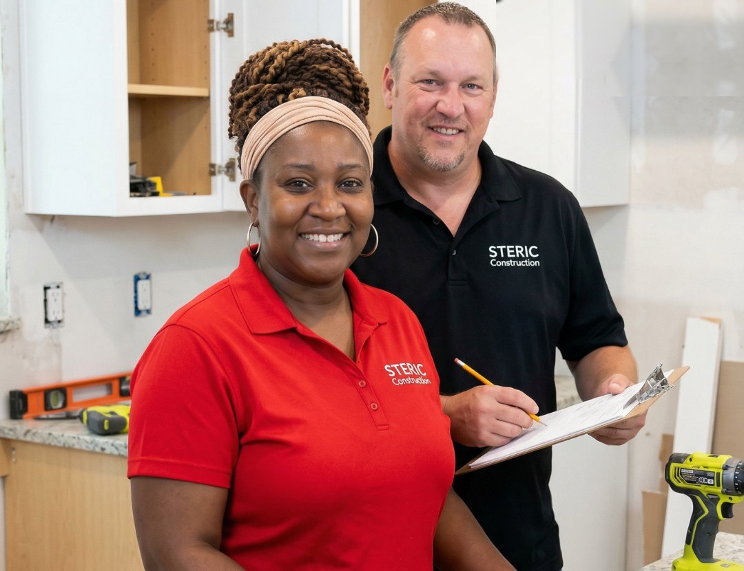 Steve and Shavon, owners of Steric Construction